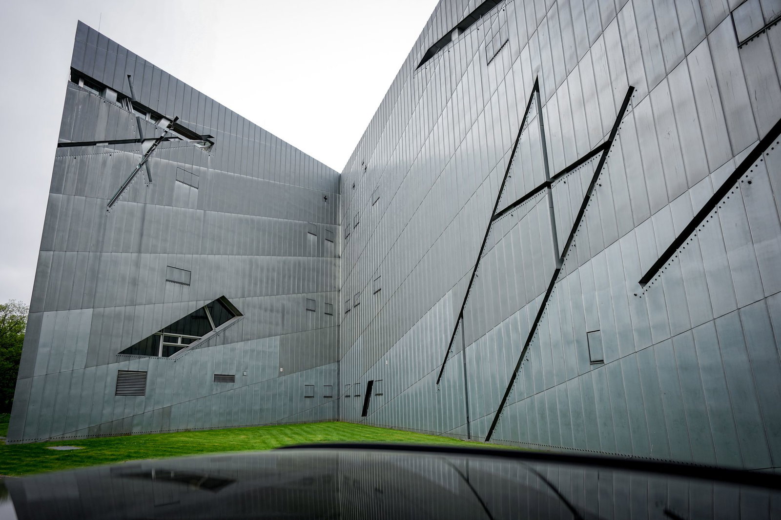 Der Erweiterungsbau des Jüdischen Museums in Berlin.