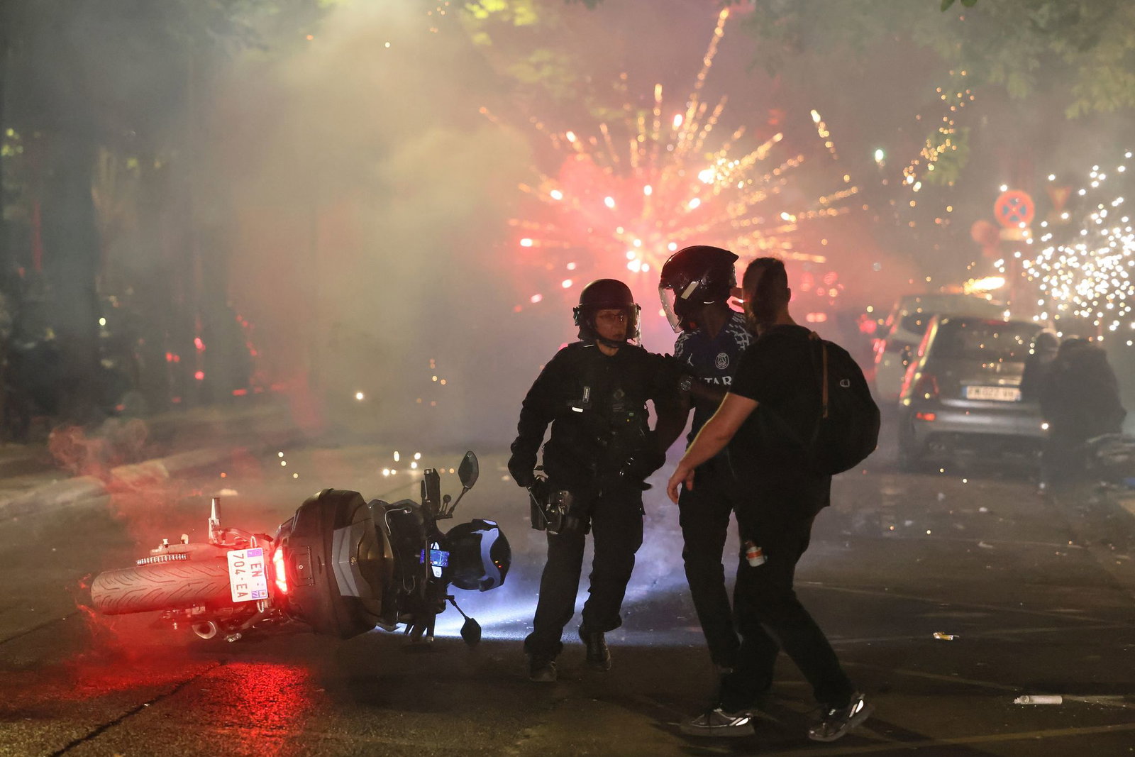 Rund 22.000 Polizisten waren landesweit im Einsatz.