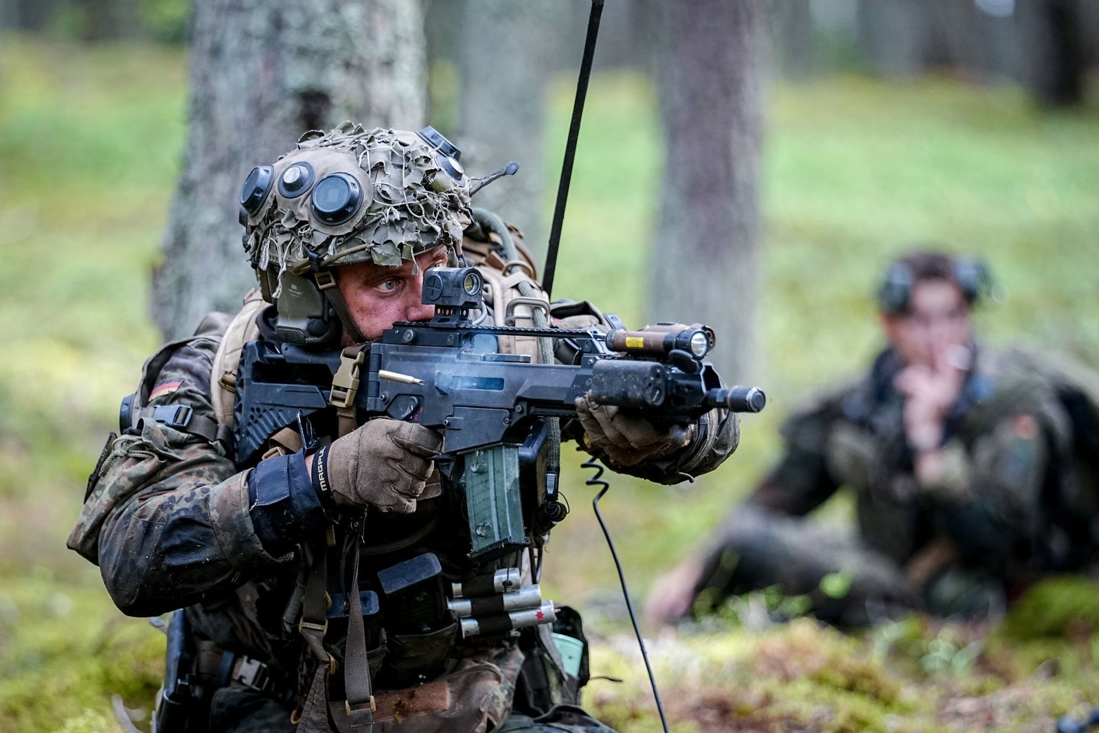 Die Bundeswehr will in Litauen mit regelmäßigen Manövern Präsenz an der Nato-Flanke zeigen.