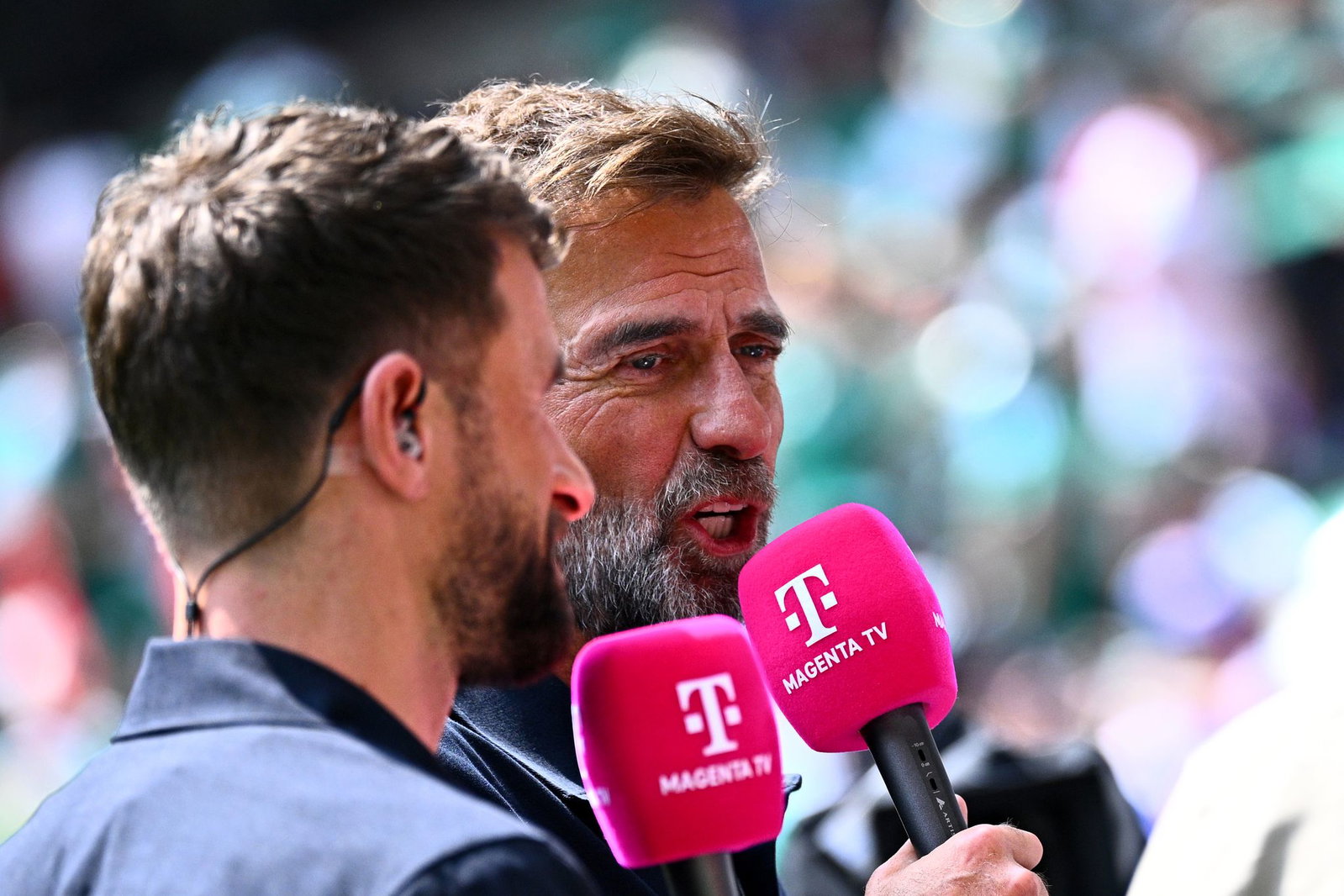 Thomas Müller (l) und Jürgen Klopp sind bei der WM als TV-Experten im Einsatz. 