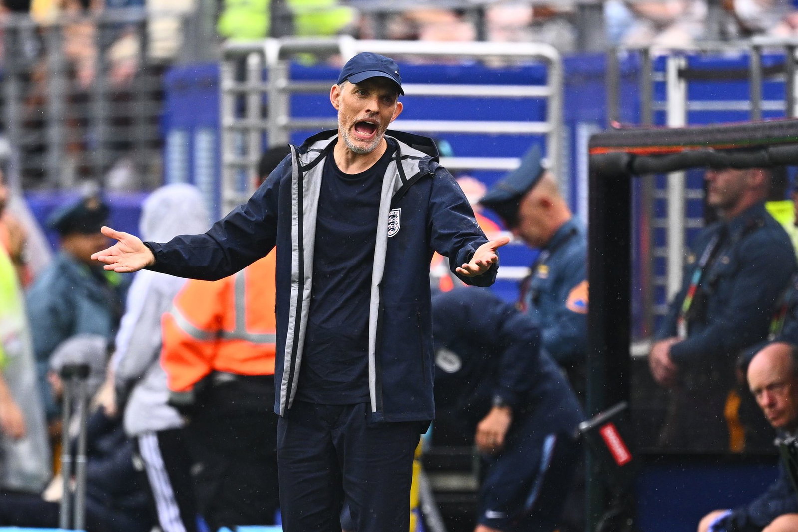 Unzufrieden: Thomas Tuchel während der ersten Halbzeit.