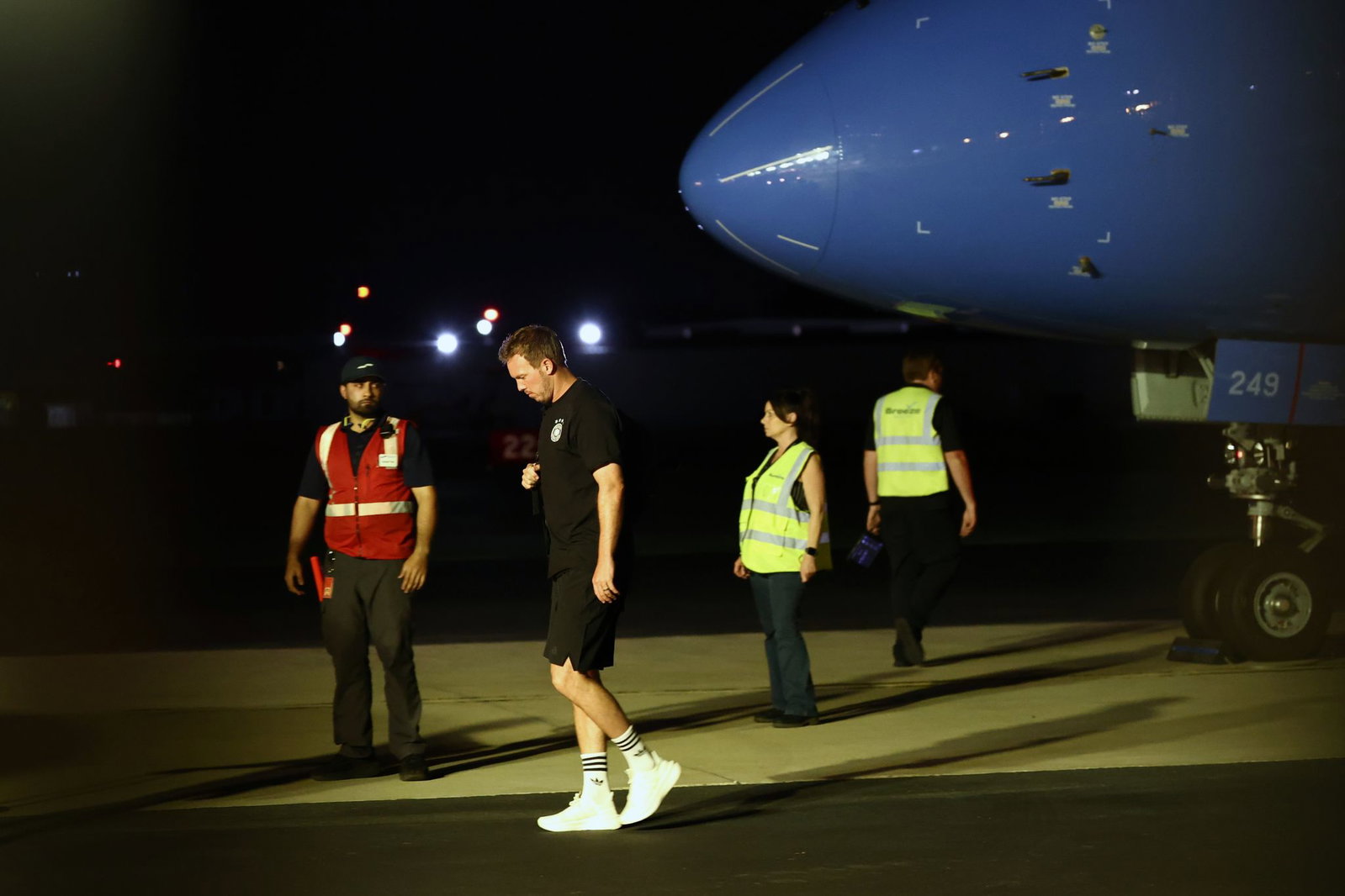 Viel Arbeit, wenig Zeit: Julian Nagelsmann bei der Rückkehr nach Winston-Salem.   