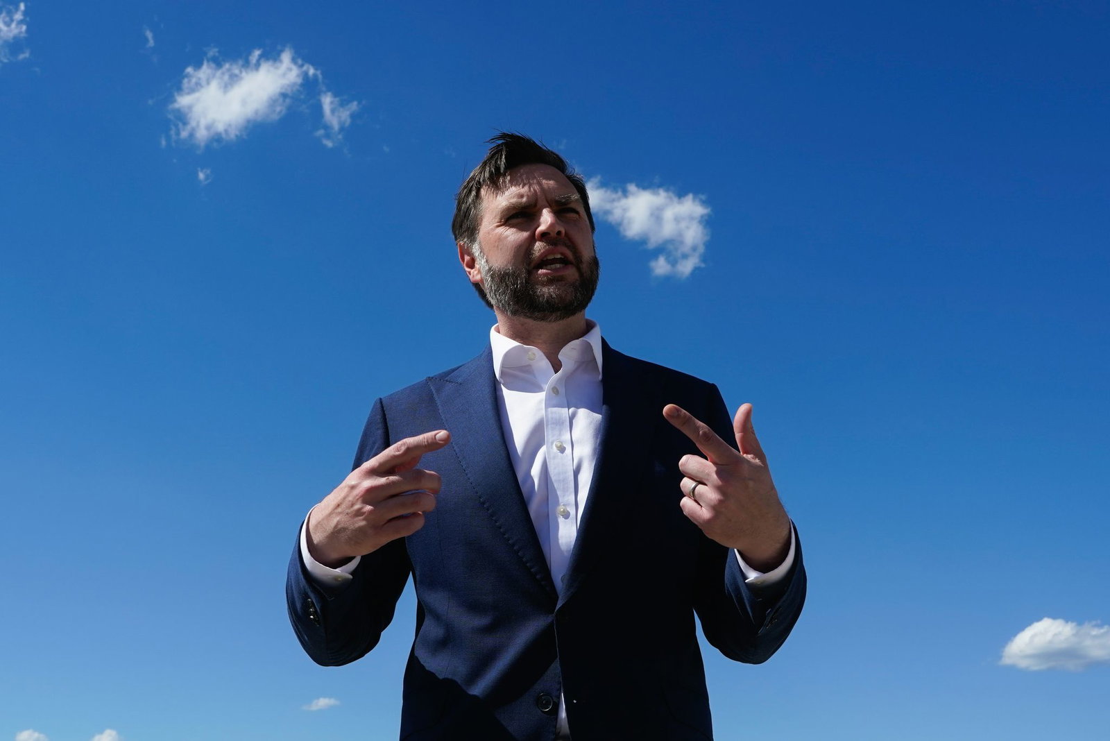 US-Vizepräsident JD Vance führt die US-Delegation an.