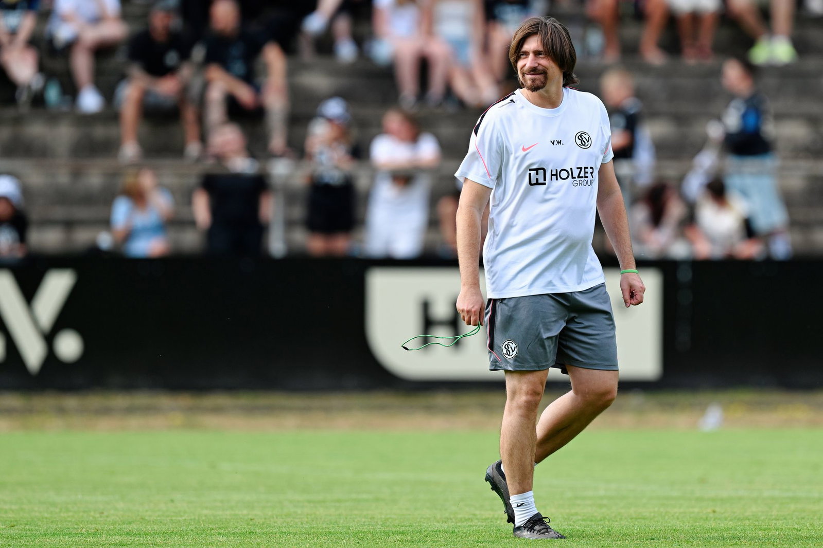 Auftakt zur Vorbereitung: Elversbergs Trainer Vincent Wagner. 