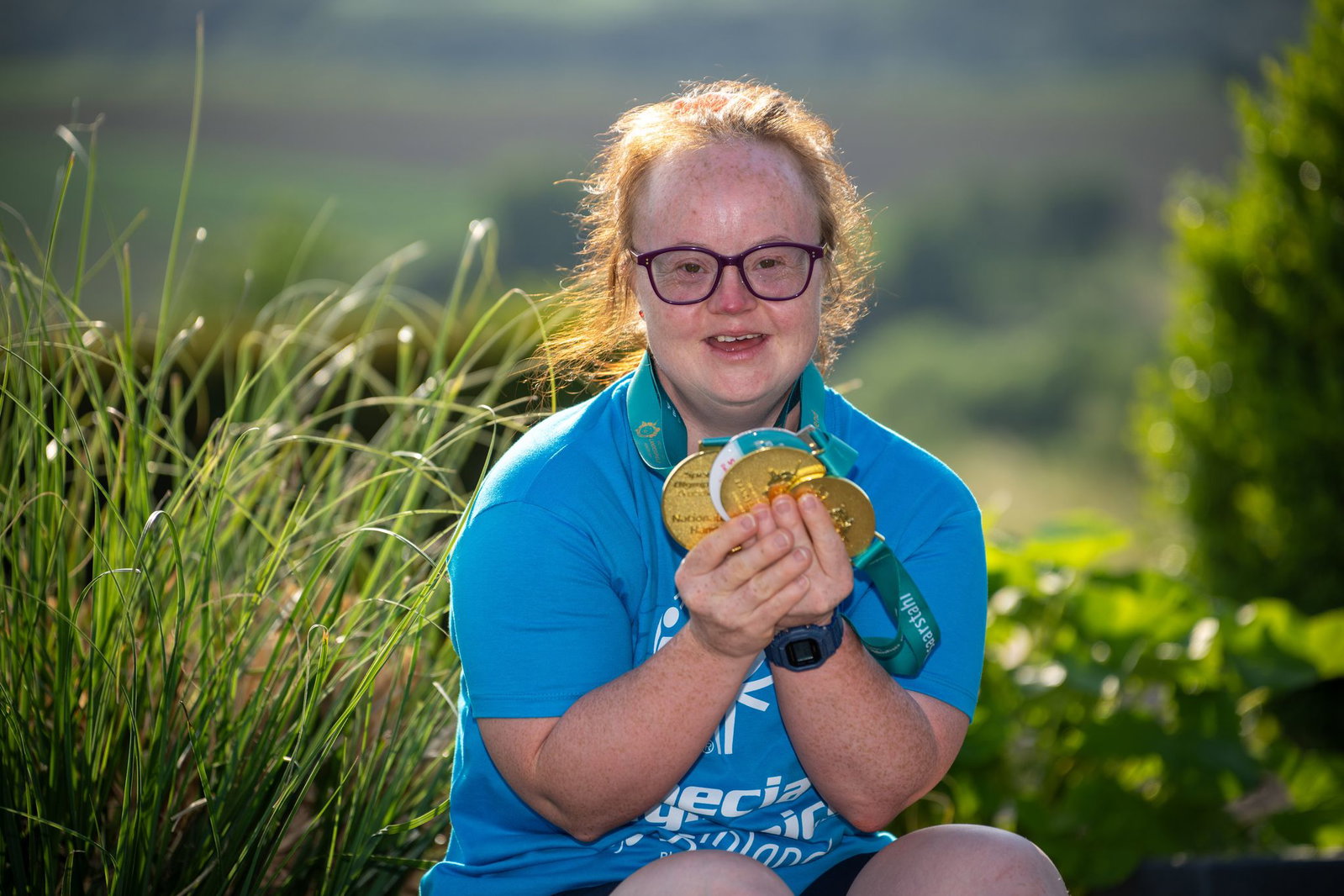 Die Schwimmerin würde gern bei den Special Olympics im Saarland mehr Medaillen gewinnen. (Archivbild)