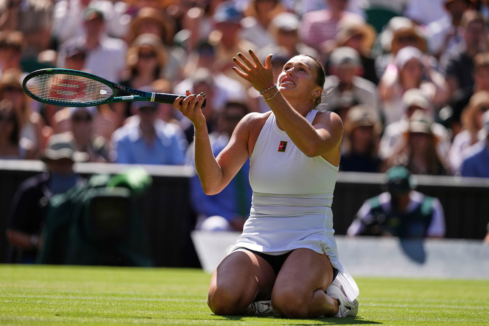 Wimbledon war noch nicht ihr Turnier: Der Titel fehlt Aryna Sabalenka noch. (Archivbild)