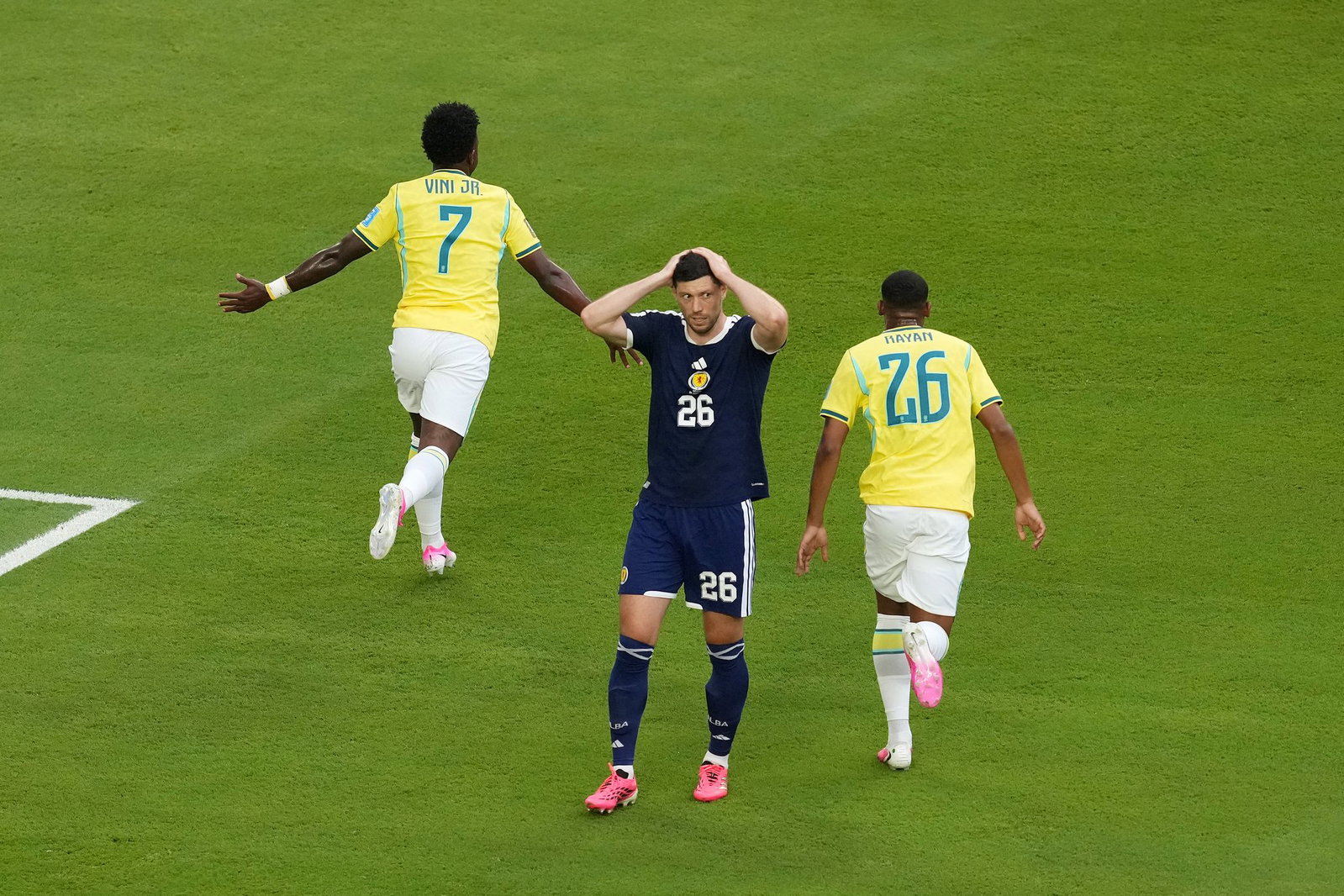 Schottisches Entsetzen nach dem frühen 0:1.