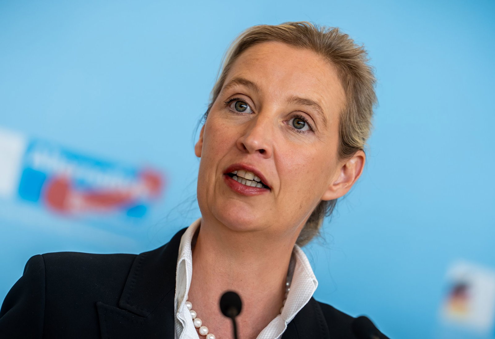 AfD-Chefin Weidel kann sich über gute Umfragewerte freuen. (Archivbild)