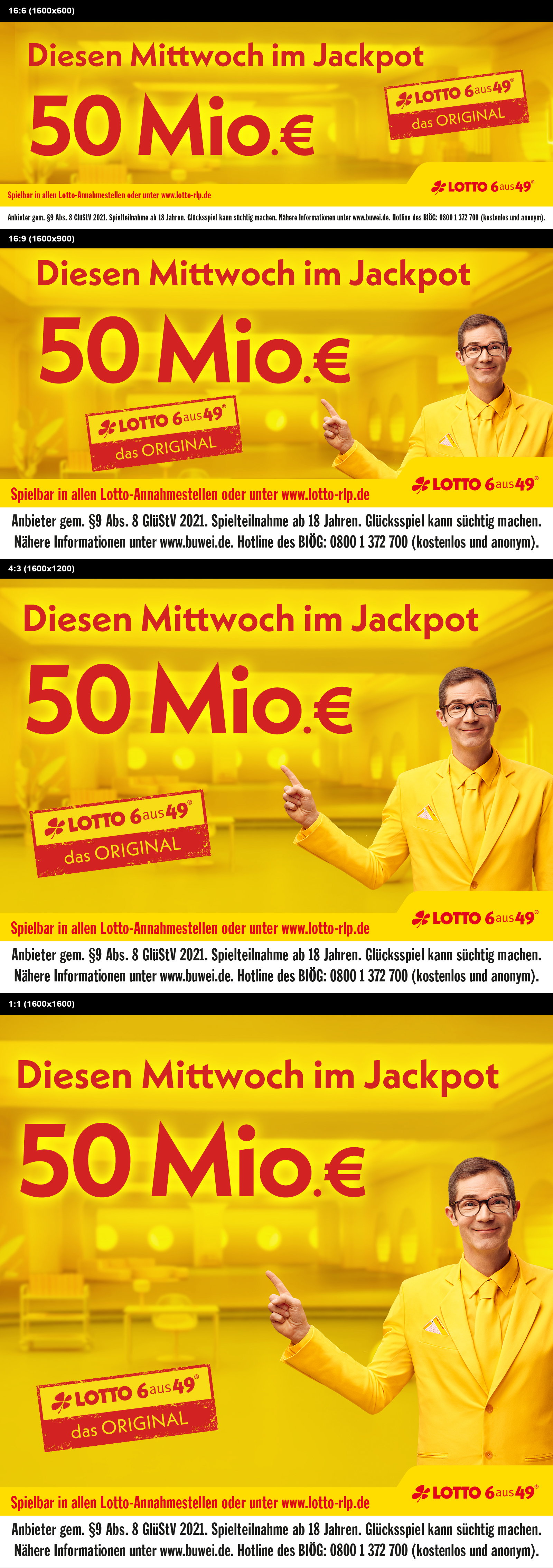 Lotto 6 aus 49 50 Millionen