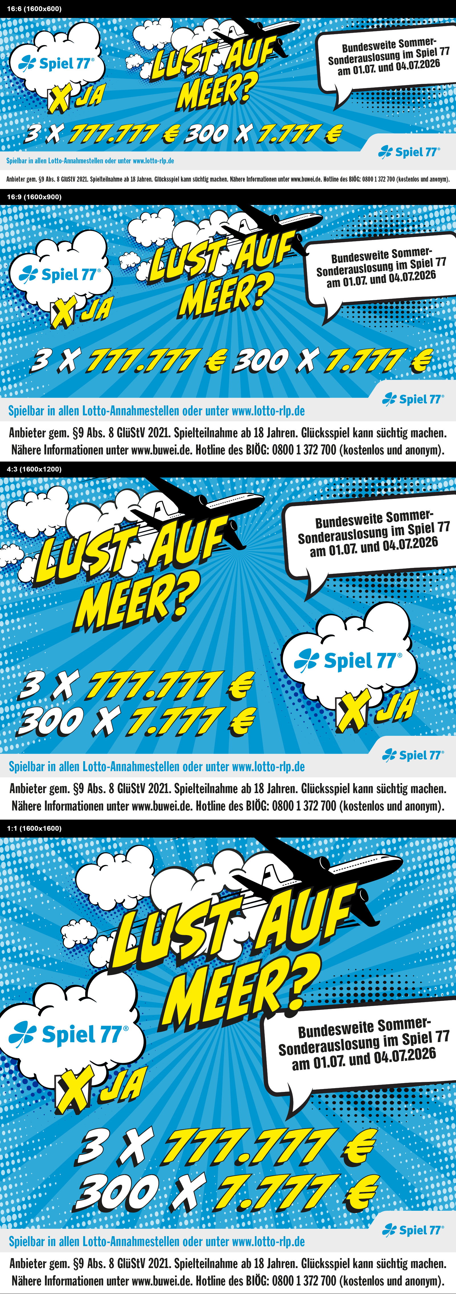 Sonderauslosung Spiel 77 KW 27