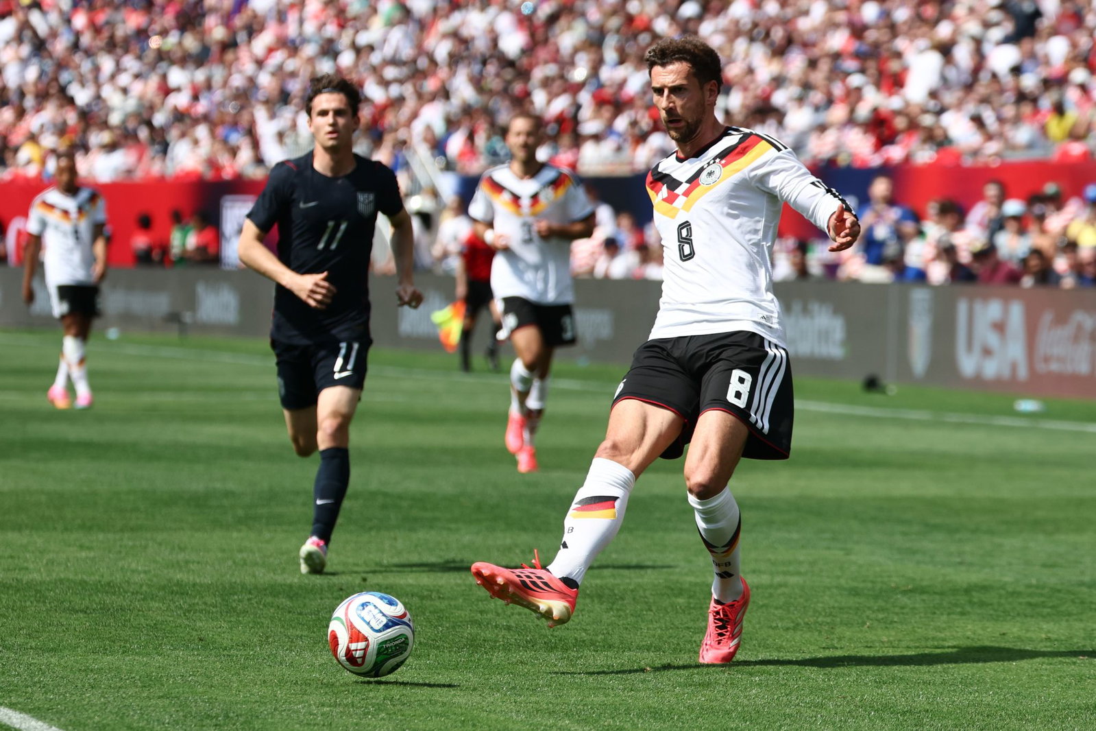 Leon Goretzka im WM-Test gegen die USA. 