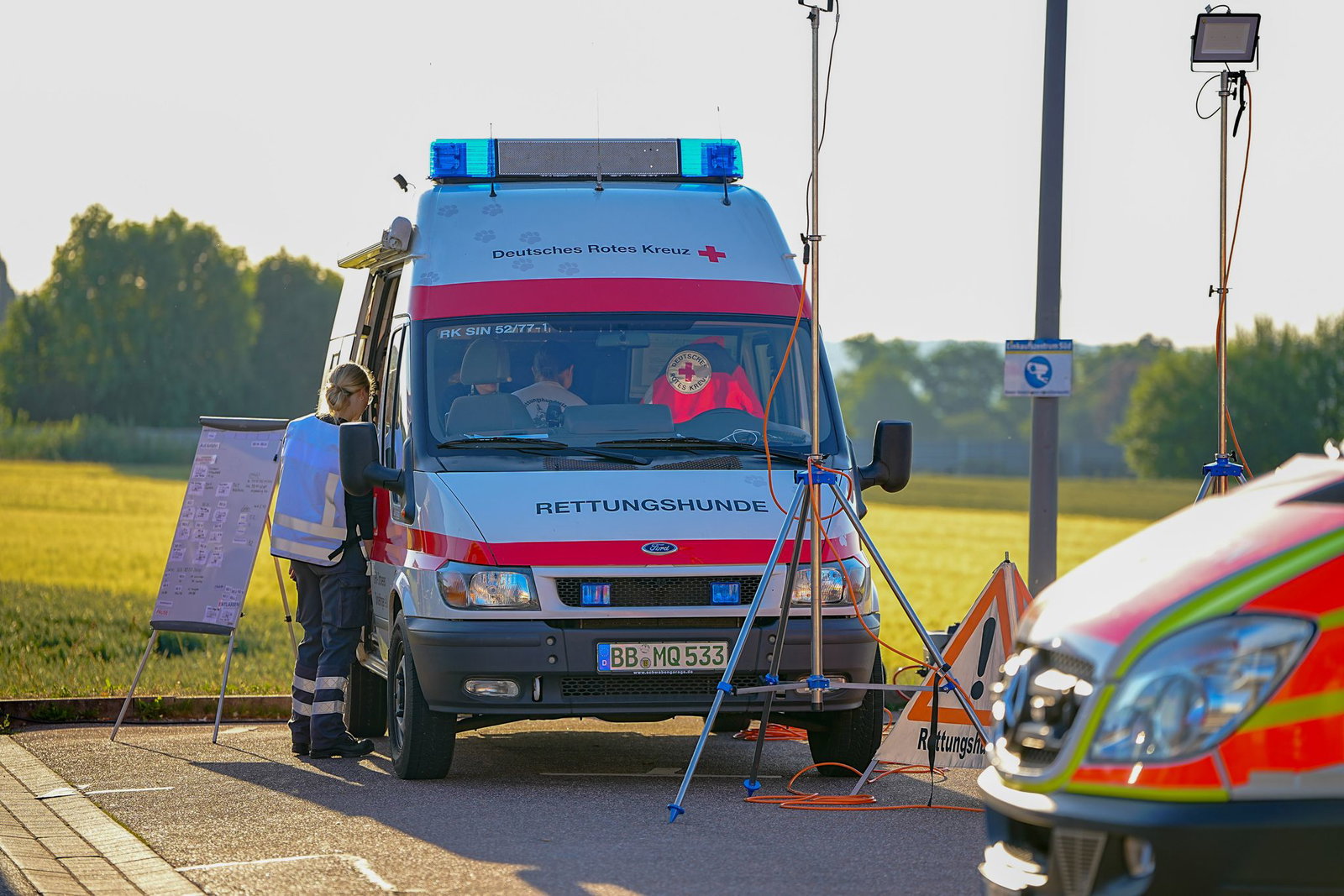 In Renningen wird ein Säugling vermisst.