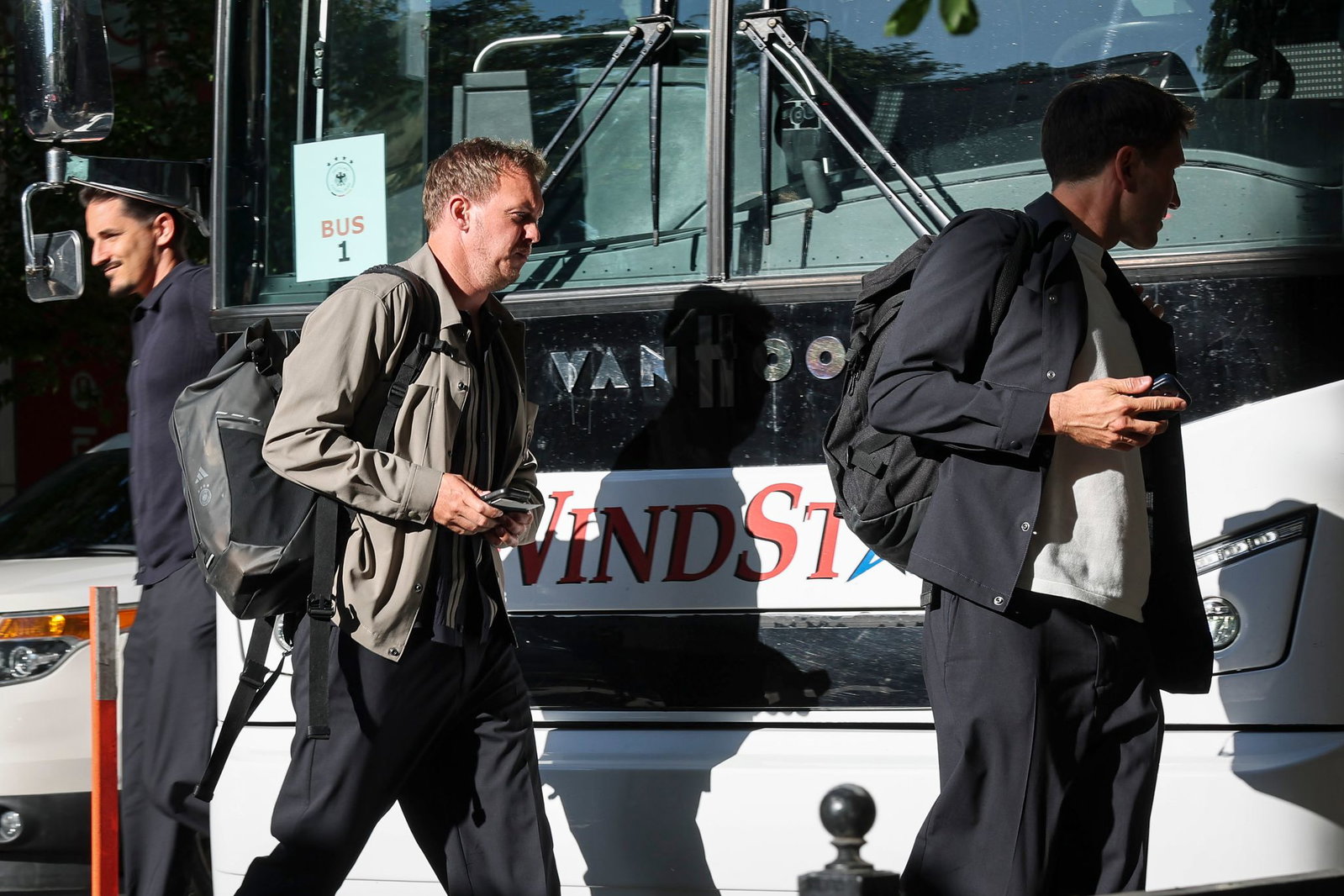 Bundestrainer Julian Nagelsmann bei der Ankunft am Teamhotel in Chicago. 