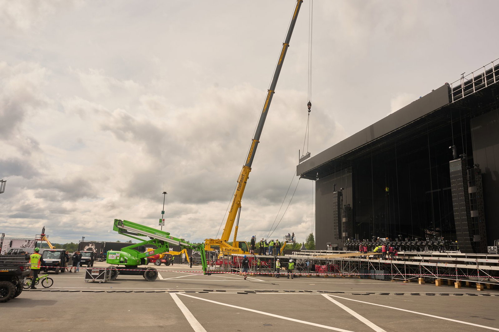 Für das Festivalwochenende wird Regen erwartet. 
