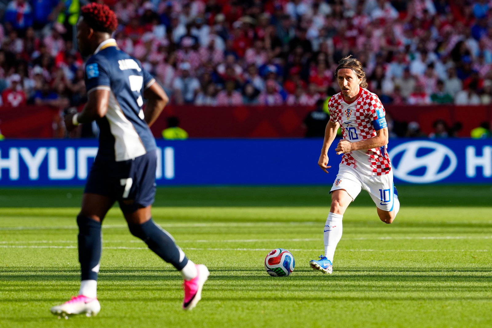 Luka Modric konnte in seinem Jubiläumsspiel nur selten für Impulse sorgen.