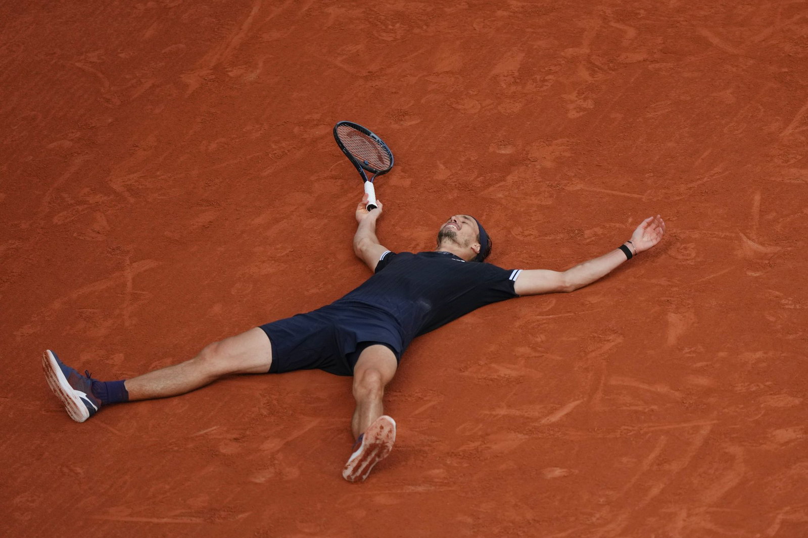 Der Moment des großen Triumphs von Alexander Zverev.