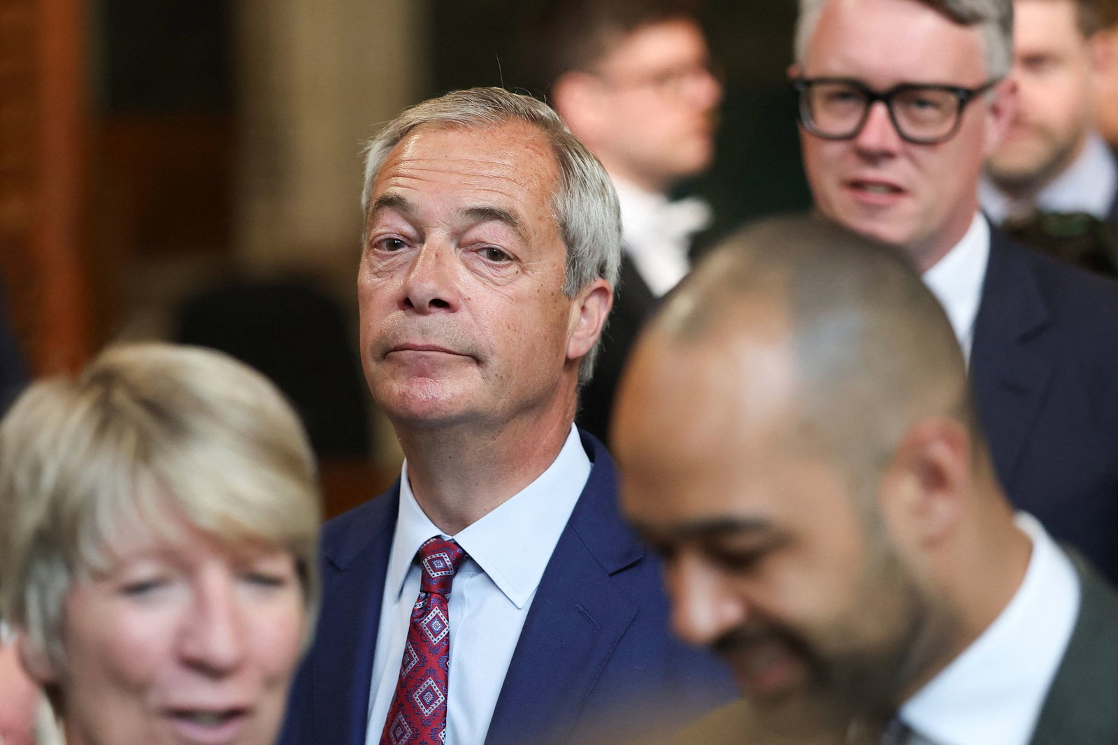 Rechtspopulist Nigel Farage sieht einen umgekehrten George-Floyd-Moment gekommen. (Archivfoto)