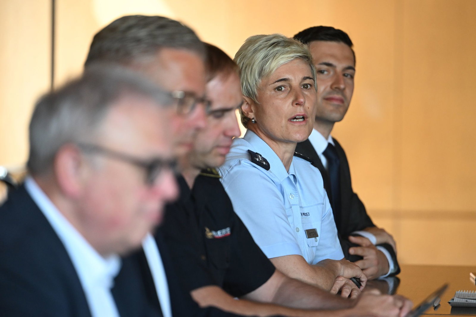 Bei einer Pressekonferenz informierten die Behörden über den Stromausfall in Reutlingen.