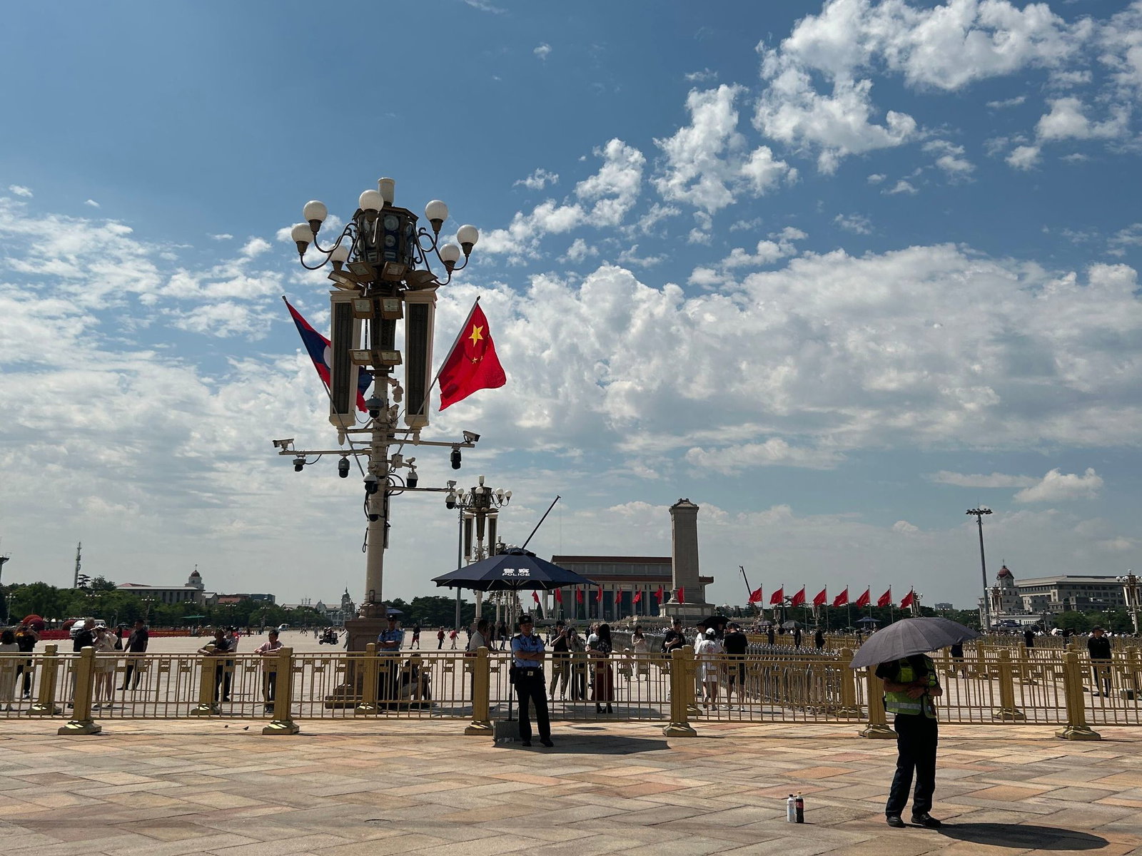 Auf dem Tian'anmen-Platz herrschte zum Gedenktag Normalität. 