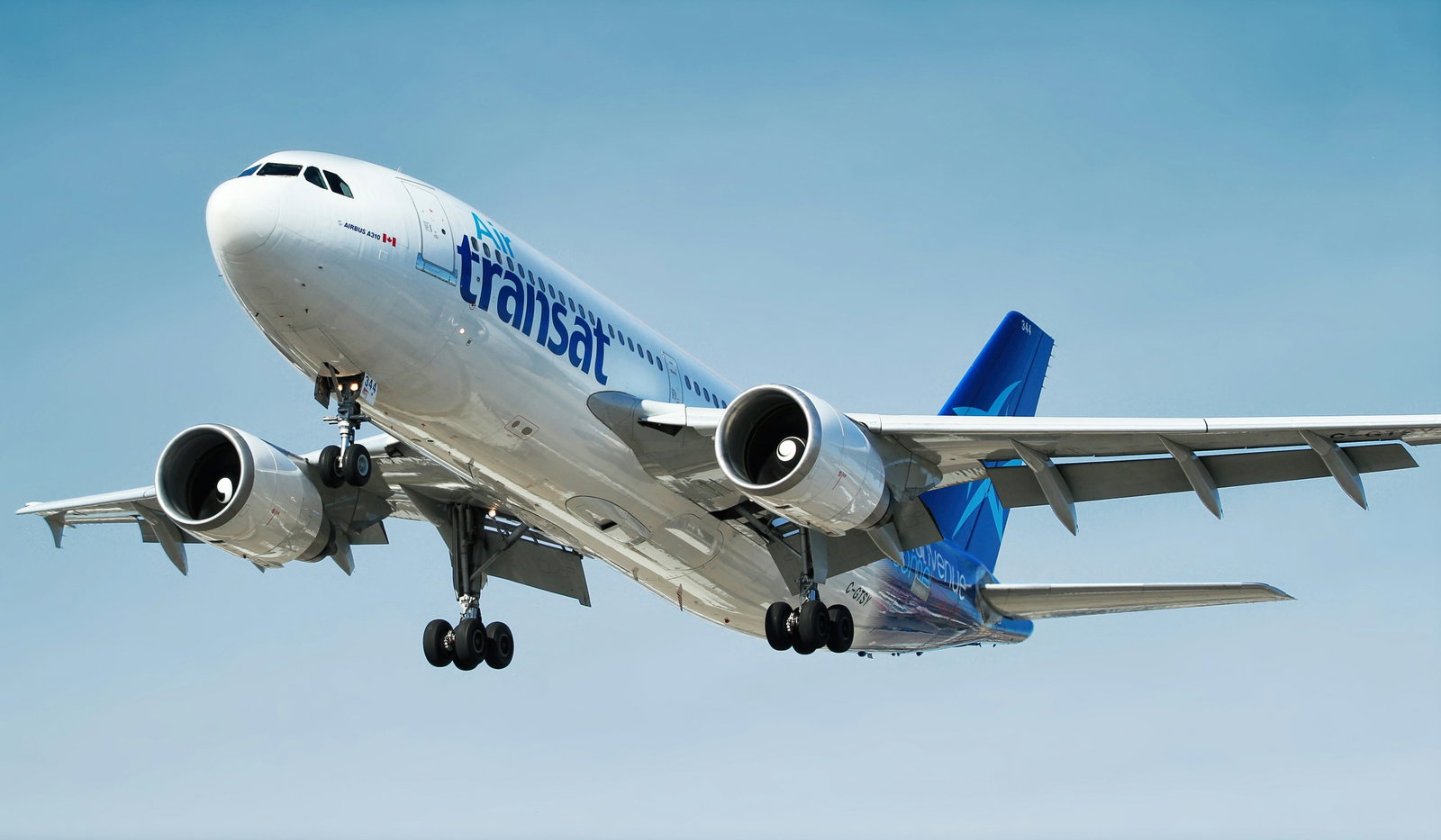 Flugzeug in der Luft