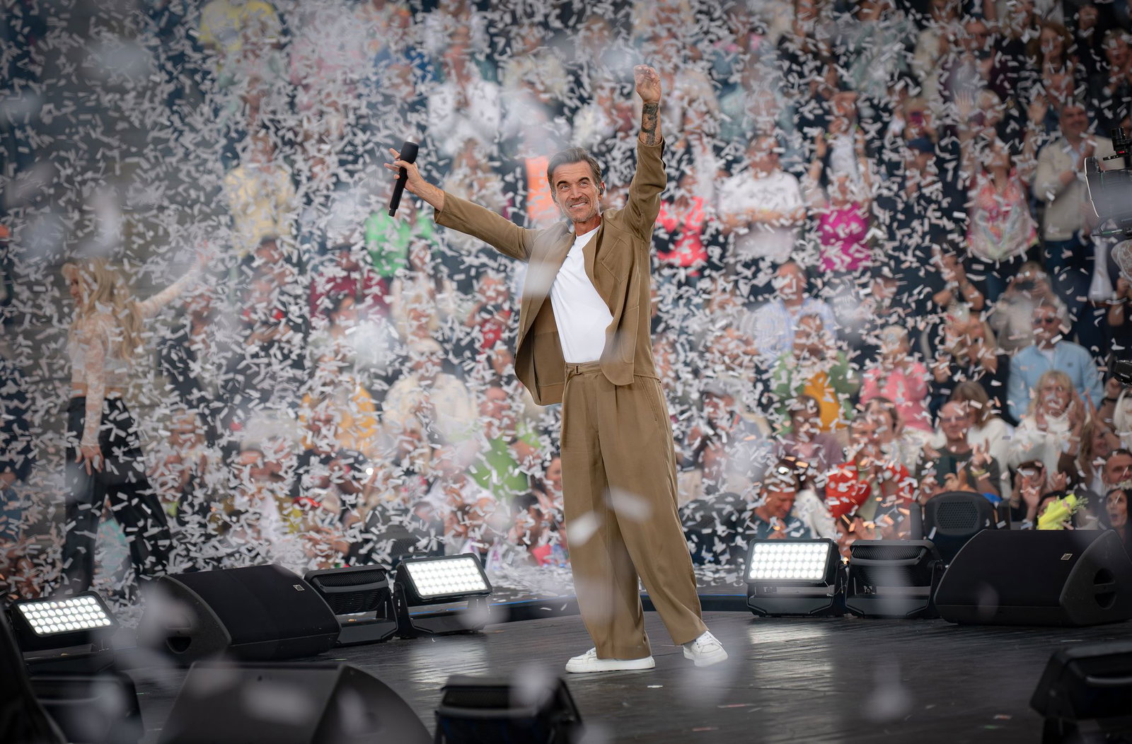 Florian Silbereisen präsentiert die TV-Open-Air-Show.