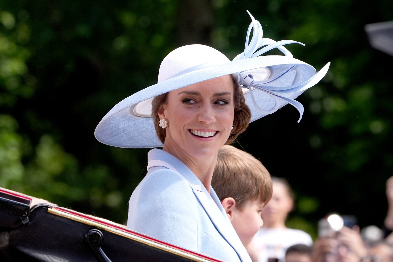 Auch die an Krebs erkrankte Prinzessin Kate nahm an der Parade teil.