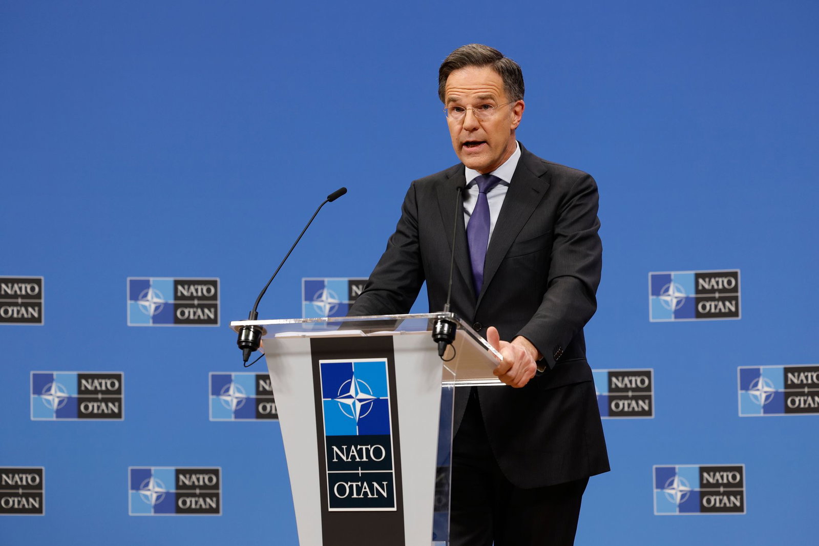 Betont die positiven Seiten der aktuellen Entwicklungen: Nato-Generalsekretär Mark Rutte. (Archivbild)
