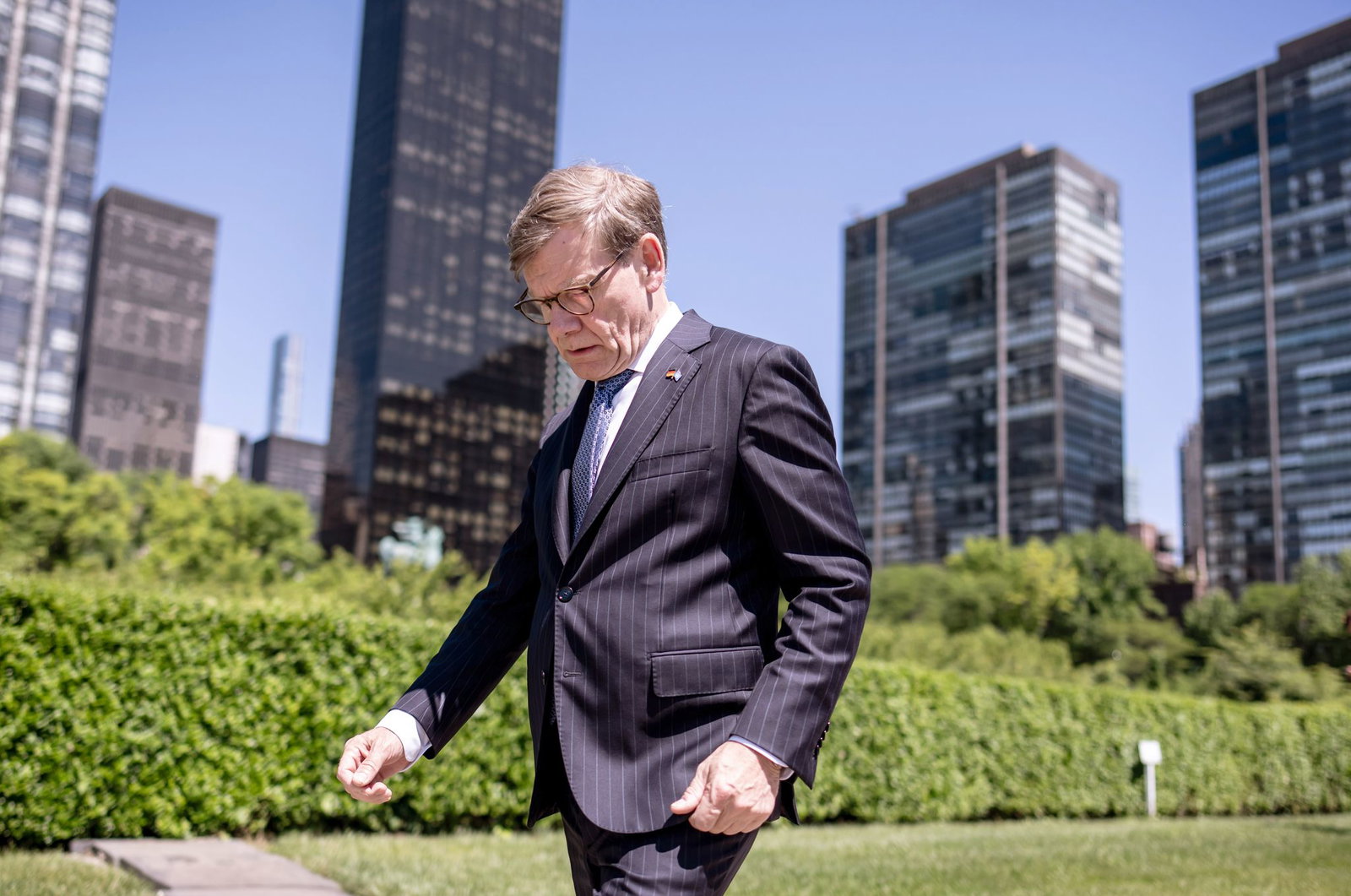 Endspurt in New York - Außenminister Wadephul auf Stimmenfang vor der Wahl in den UN-Sicherheitsrat.