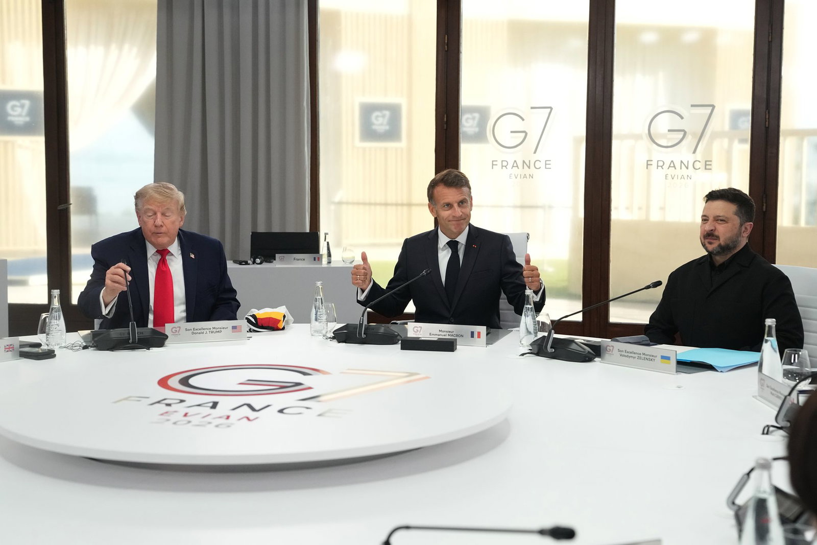 Trump und Selenskyj treffen sich auf dem G7-Gipfel.