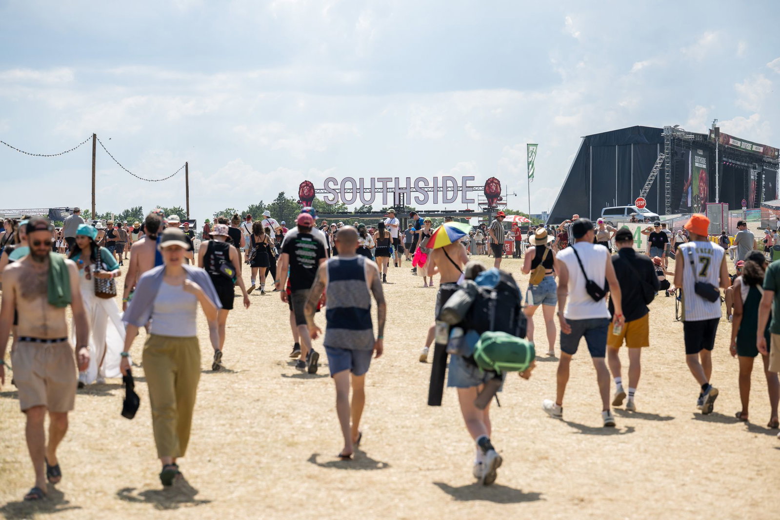 Das Southside-Festival war in vollem Gange. 