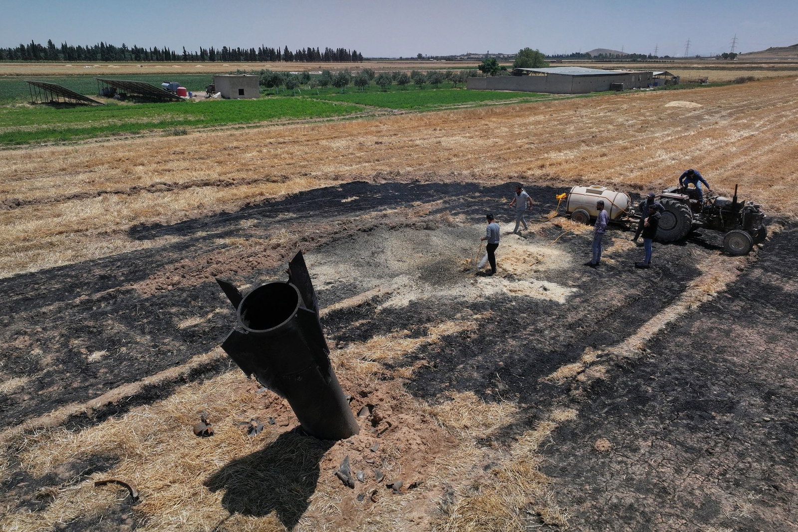 Auch in Syrien sind nach Kämpfen zwischen Iran und Israel zu Beginn der Woche Trümmer niedergegangen. (Symbolbild)