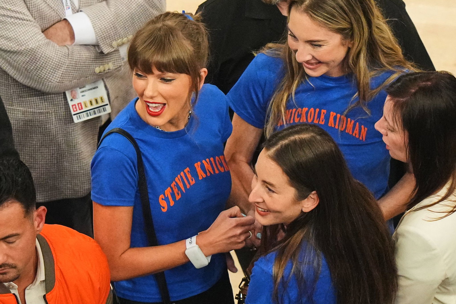 Taylor Swift trug ihr ganz eigenes Fan-Shirt.