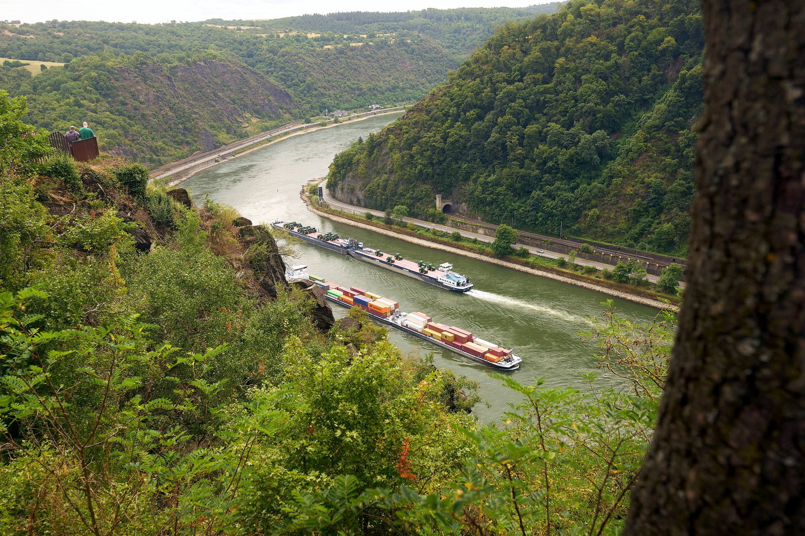 Von der Loreley kann man die Abendstunden genießen. (Archivbild)