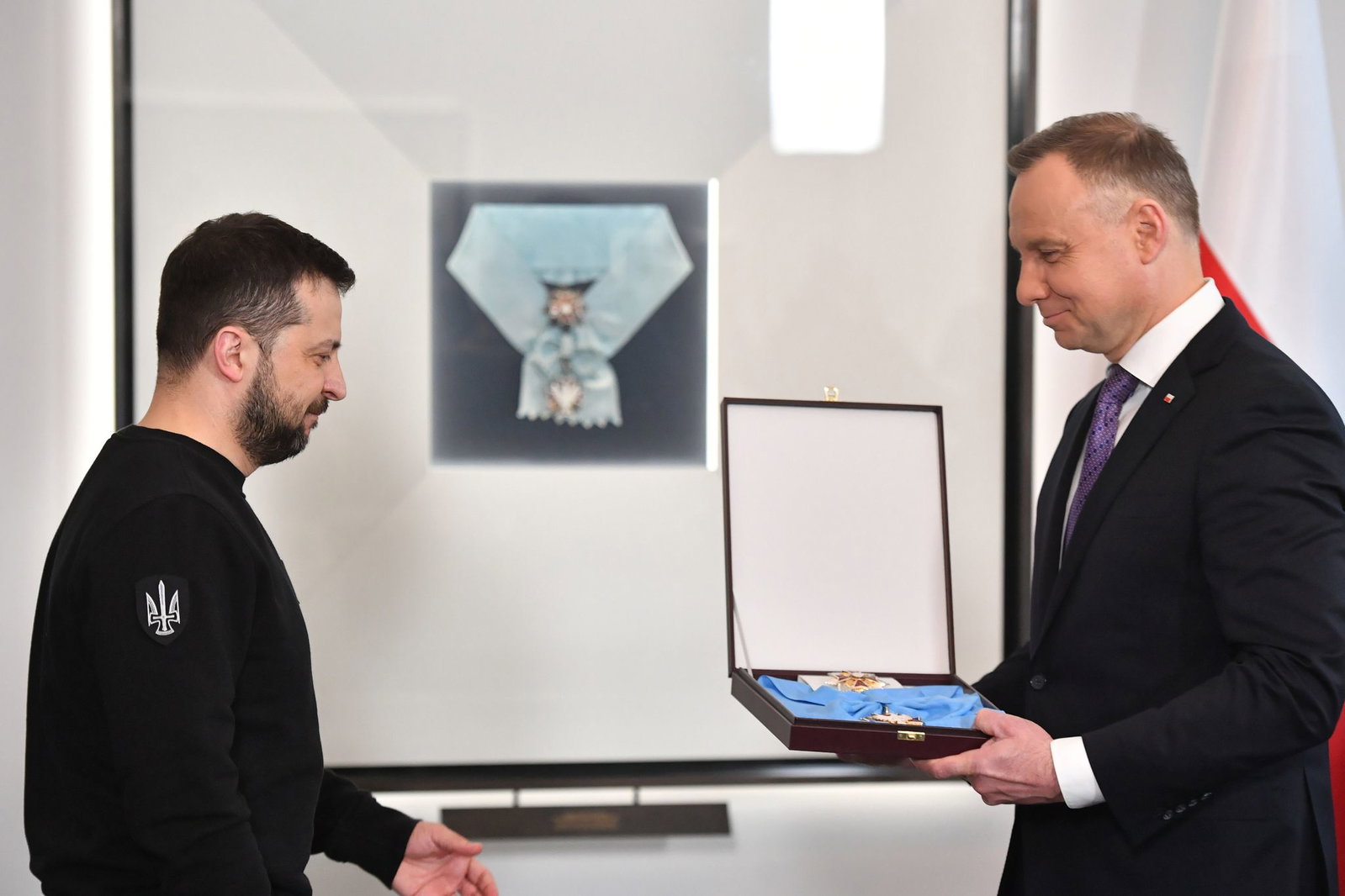 Der damalige Präsident Andrzej Duda hatten Selenskyj den Orden vor drei Jahren überreicht. (Archivbild)