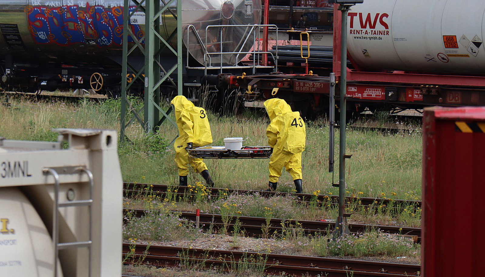 Die Feuerwehr konnte das Leck schließen.