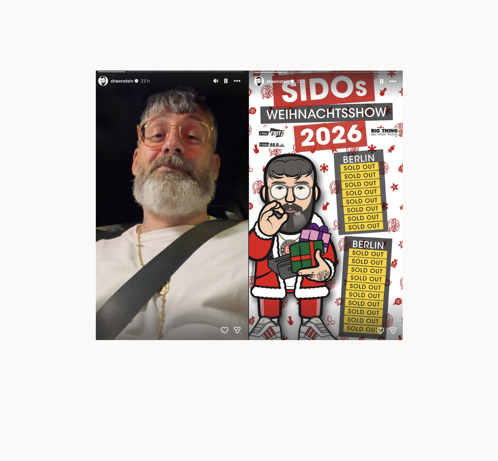 Sido - Weihnachtsshows 2026