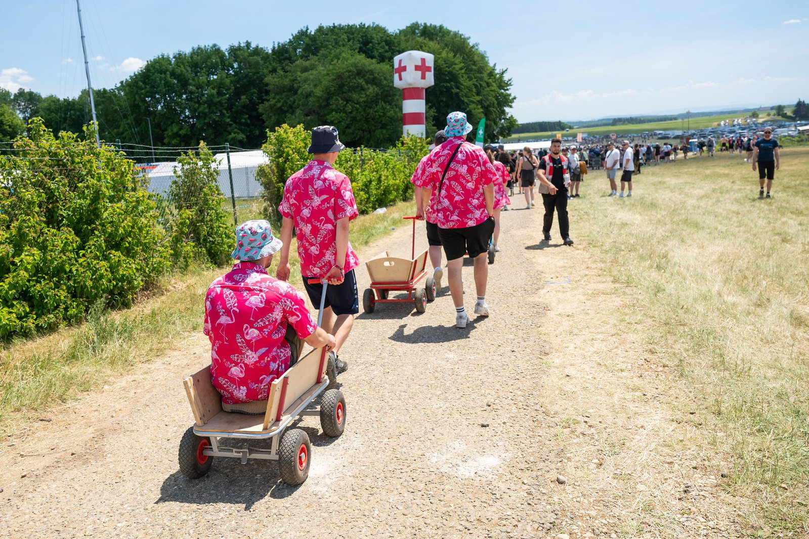 Anreisetag und Vorbereitungen Southside-Festival