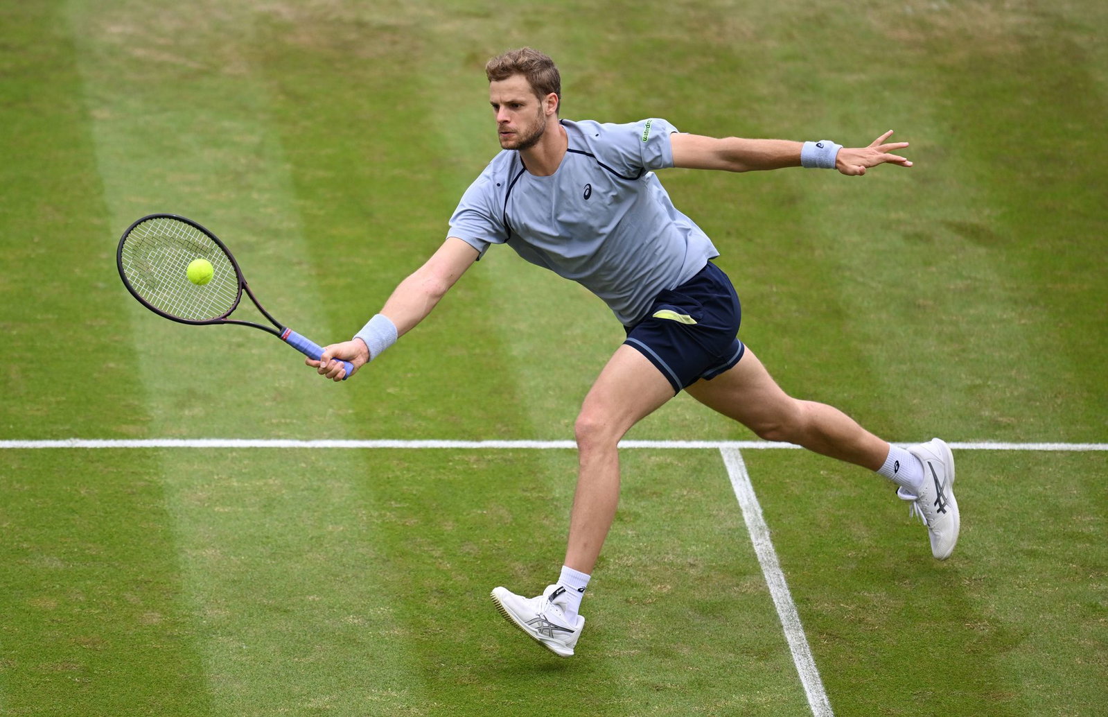 Yannick Hanfmann strebt nun am Sonntag im Doppel mit Jan-Lennard Struff den Titel an.