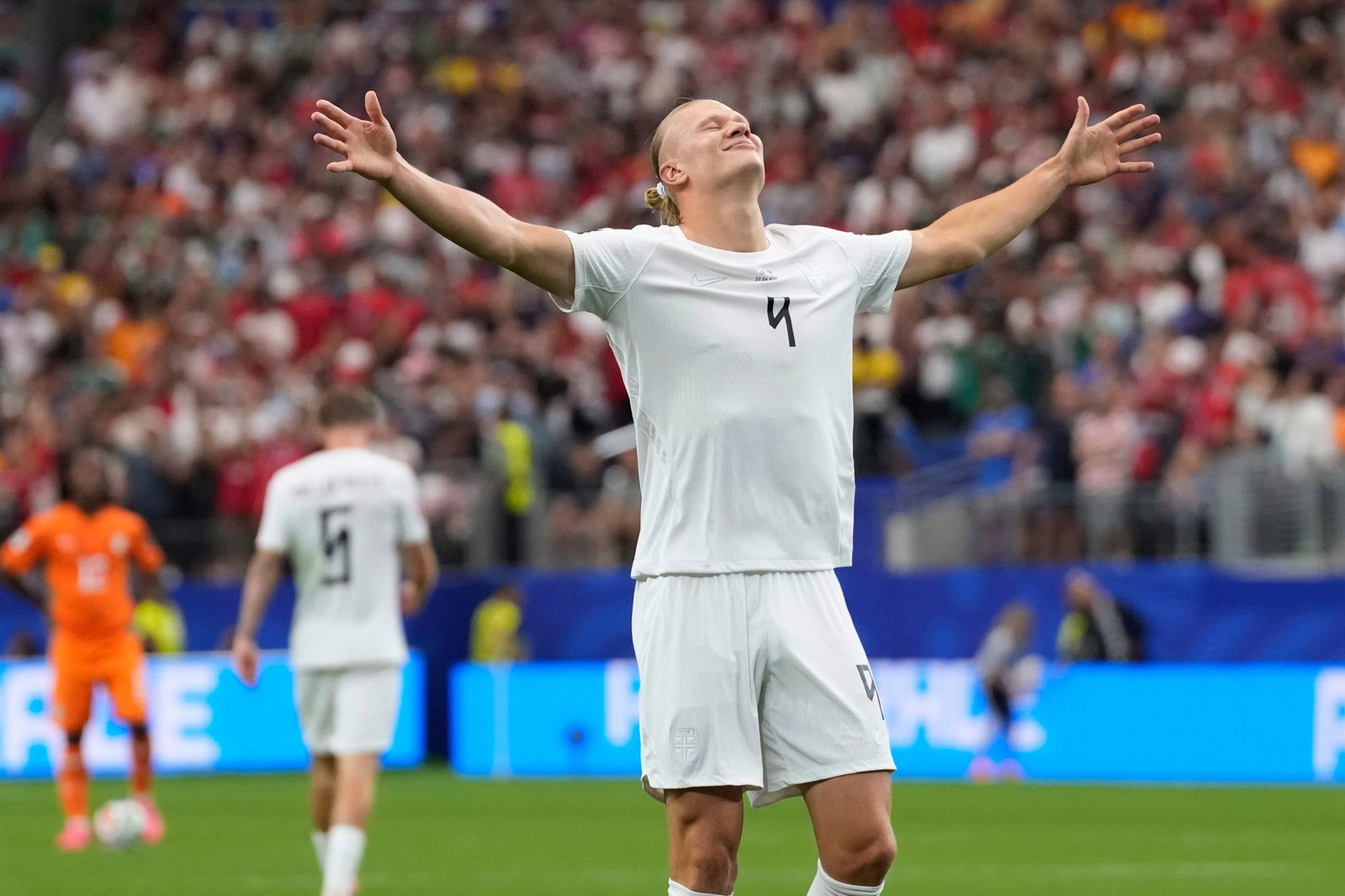 Siegtorschütze für Norwegen: Stürmerstar Erling Haaland.