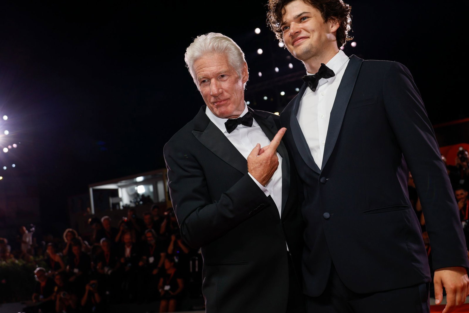 Richard Gere (l) und sein Sohn Homer Gere. (Archivbild)