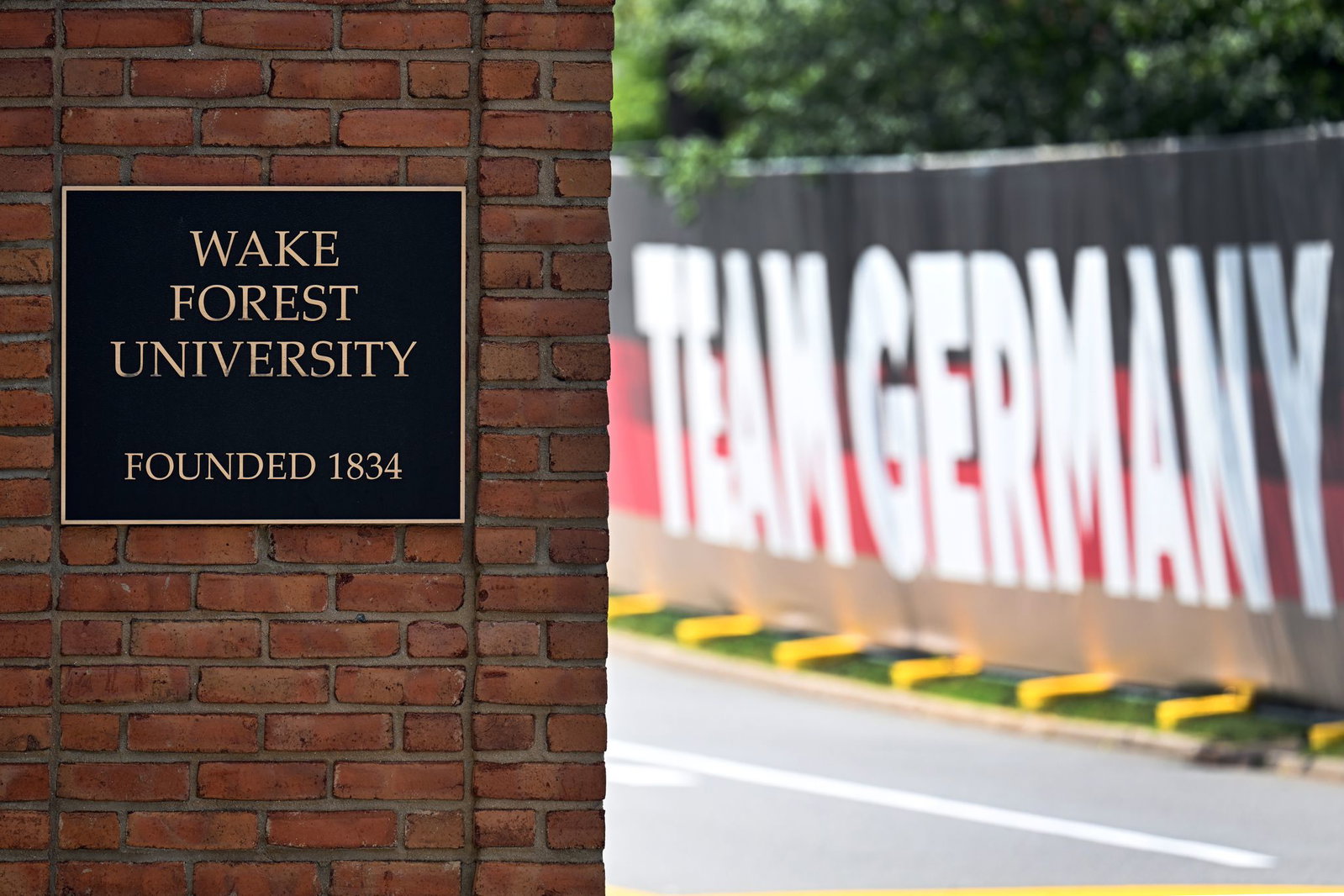 Auf dem Gelände der Wake Forest University trainiert die DFB-Elf. 
