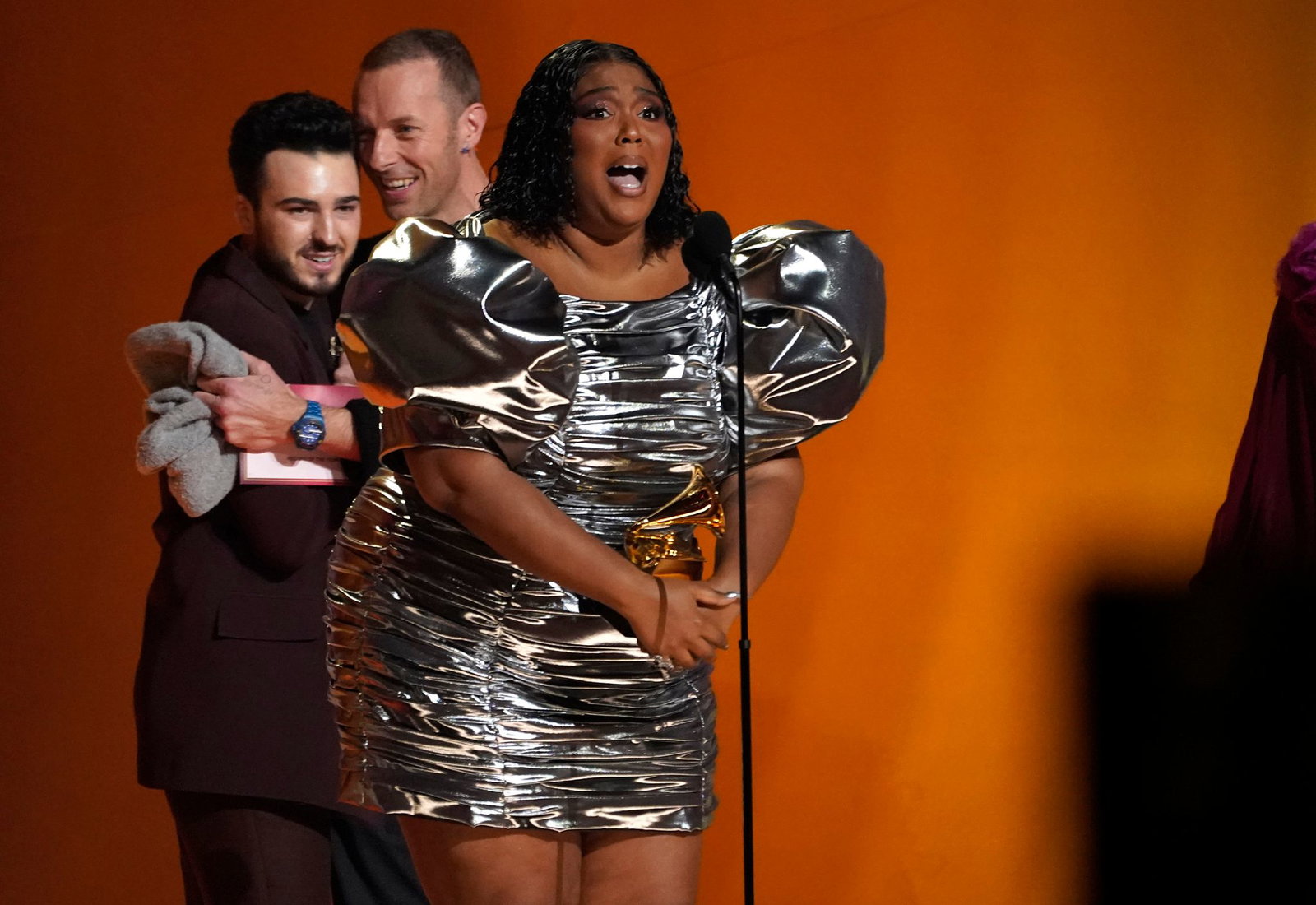 Die US-amerikanische Sängerin Lizzo bei den Grammy-Awards. (Archivbild)