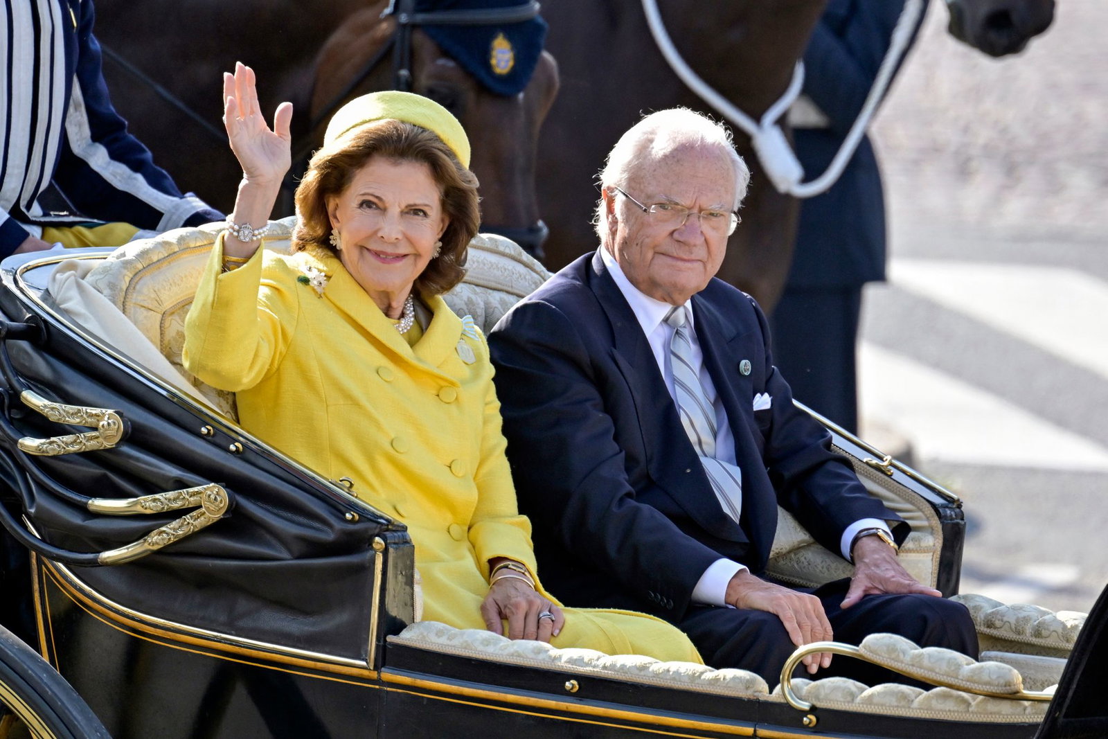 Das royale Vorbild: Königin Silvia von Schweden und König Carl XVI. Gustaf von Schweden. (Archivbild)