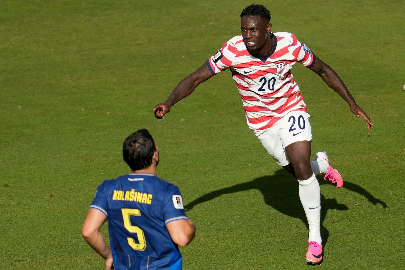 Folarin Balogun brachte die USA in Führung.