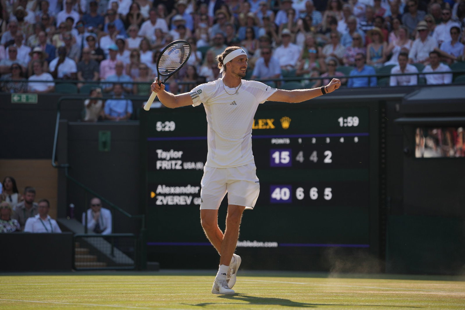Möchte auch am Freitag jubeln: Alexander Zverev.