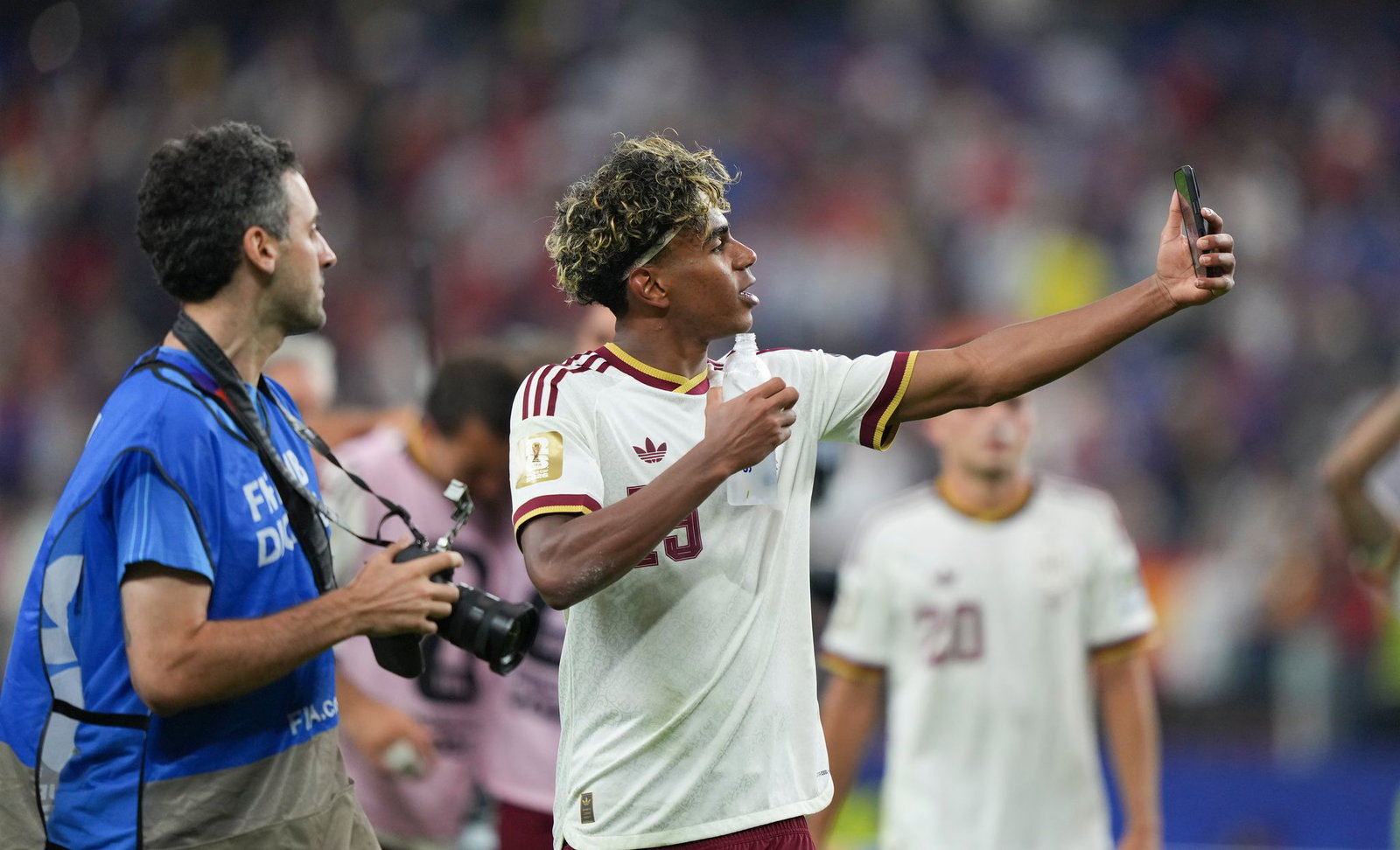 Bei seiner ersten WM direkt im Finale: Lamine Yamal. (Archivbild)
