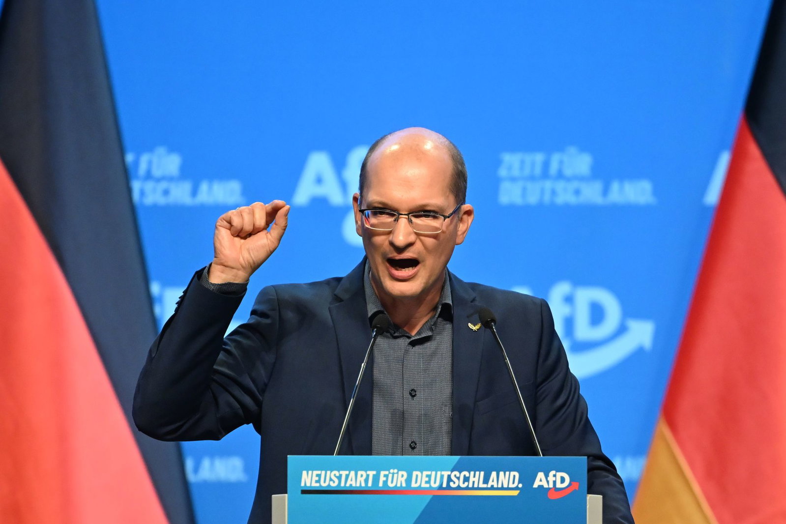 Alle drei Parteivize der AfD sind neue Gesichter. Zu ihnen zählt Stefan Möller aus Thüringen.