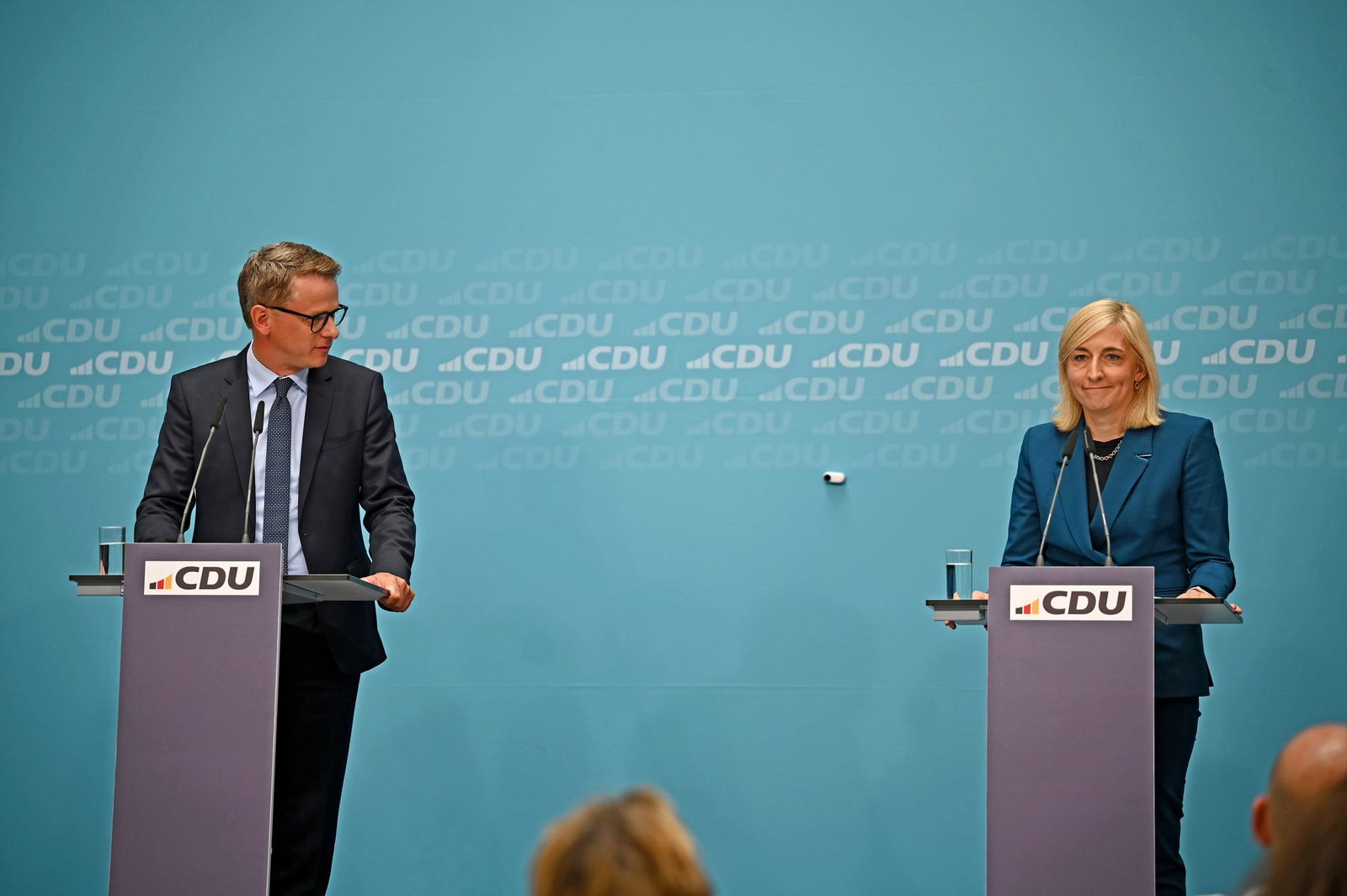 Sollen Gesundheitsminister und Kanzleramtsministerin werden: Linnemann und Warken.