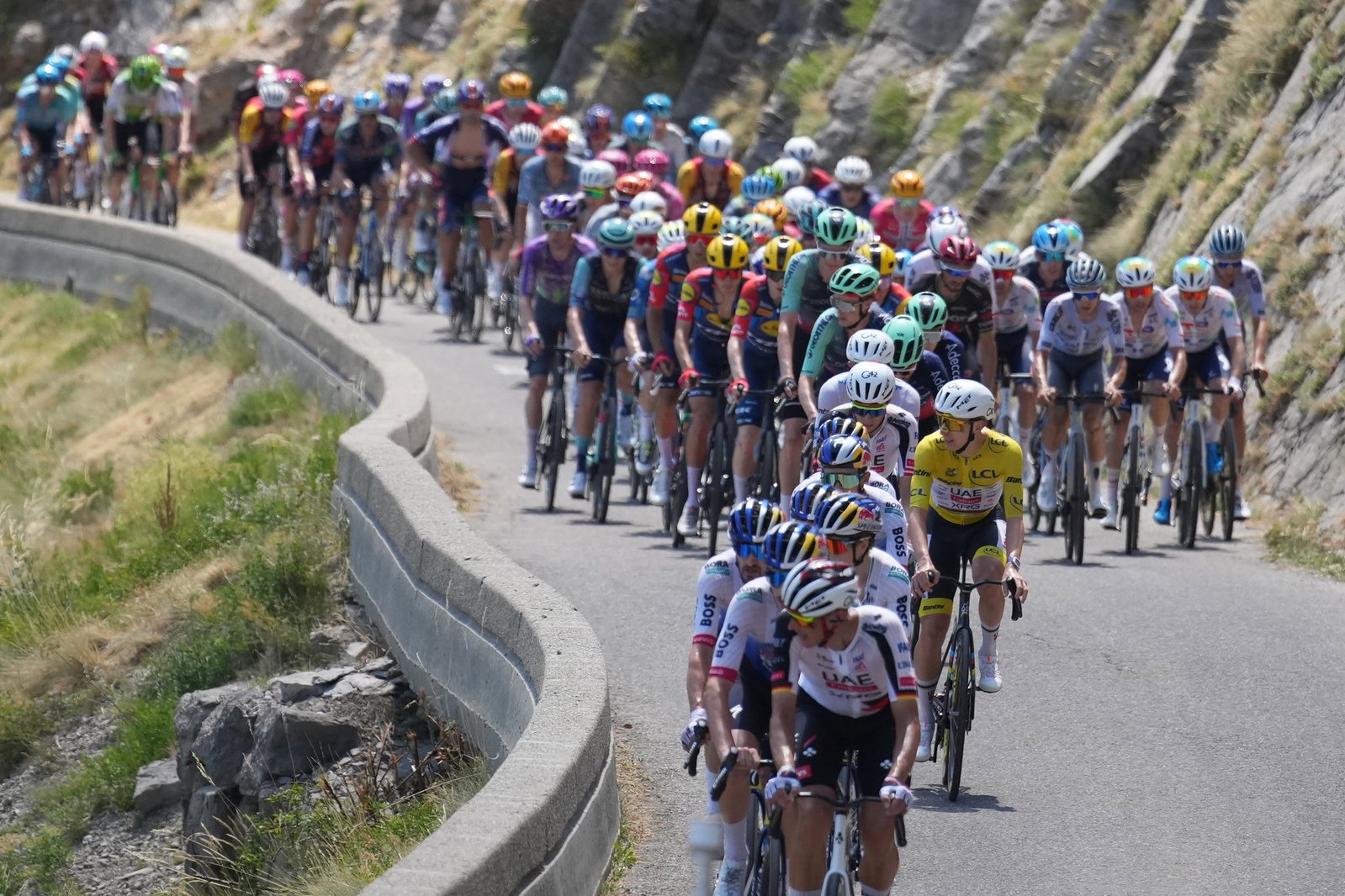 Bei der Tour de France ging es auf der 19. Etappe nach Alpe d'Huez hinauf.