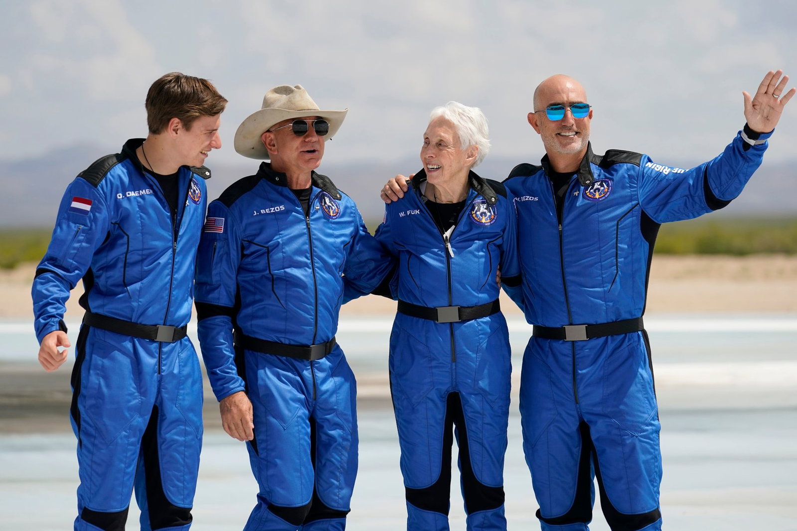 2021 flog Wally Funk mit Blue Origin ins Weltall und schrieb Geschichte. (Archivbild)